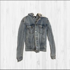 Men’s Jean Jacket with Hood
